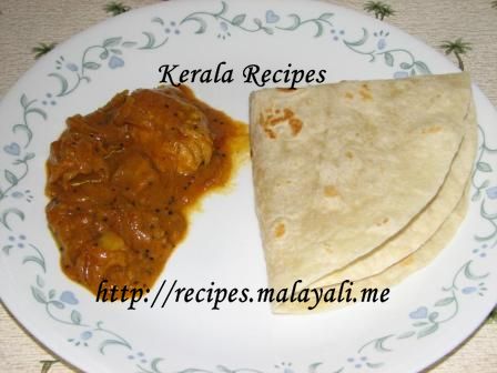 Kozhi Curry with Roti