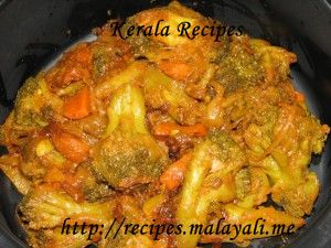 Spicy Broccoli and Carrot Masala