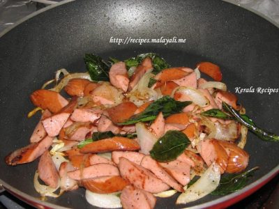 Chicken Sausage Fry