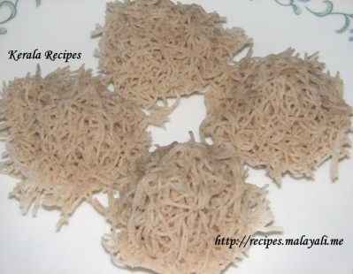 Idiyappam made in Idli Moulds