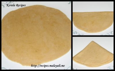 Recipes Collection Making Triangle Parathas