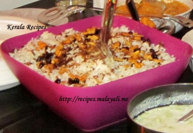 IMG_2510 Ghee Rice with Fried Cashews, Raisins and Onions