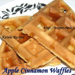 Cinnamon apple Wheat Waffles