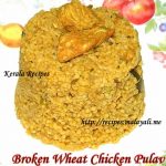 Broken Wheat Chicken Pulav