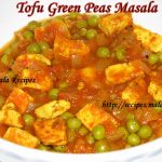 Tofu Green Peas Masala