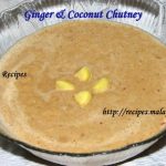 Ginger & Coconut Chutney