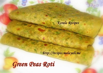 Green Peas Roti
