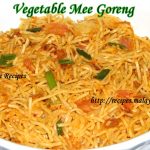 Vegetable Mee Goreng Vegetable Mee Goreng