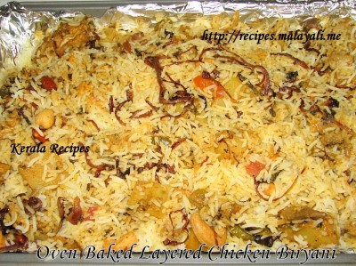 IMG_0244 Oven Baked Layered Chicken Biriyani