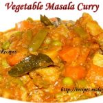 Vegetable Masala Curry Vegetable Masala Curry