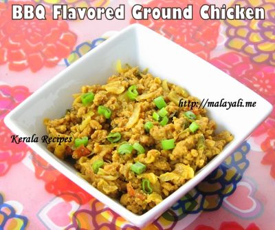 Barbecue Flavored Ground Chicken