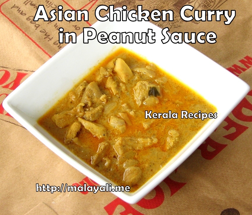 Asian Chicken Curry in Peanut Sauce Asian Chicken Curry in Peanut Sauce
