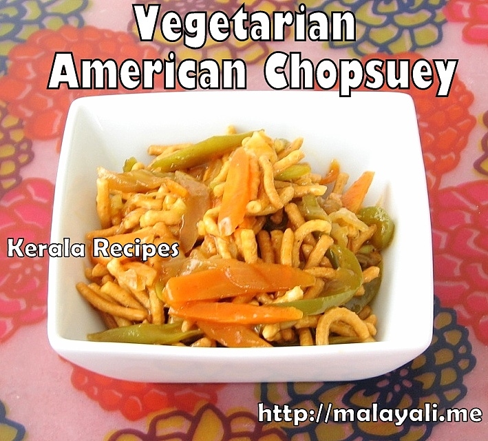 Vegetarian American Chopsuey Vegetarian American Chopsuey