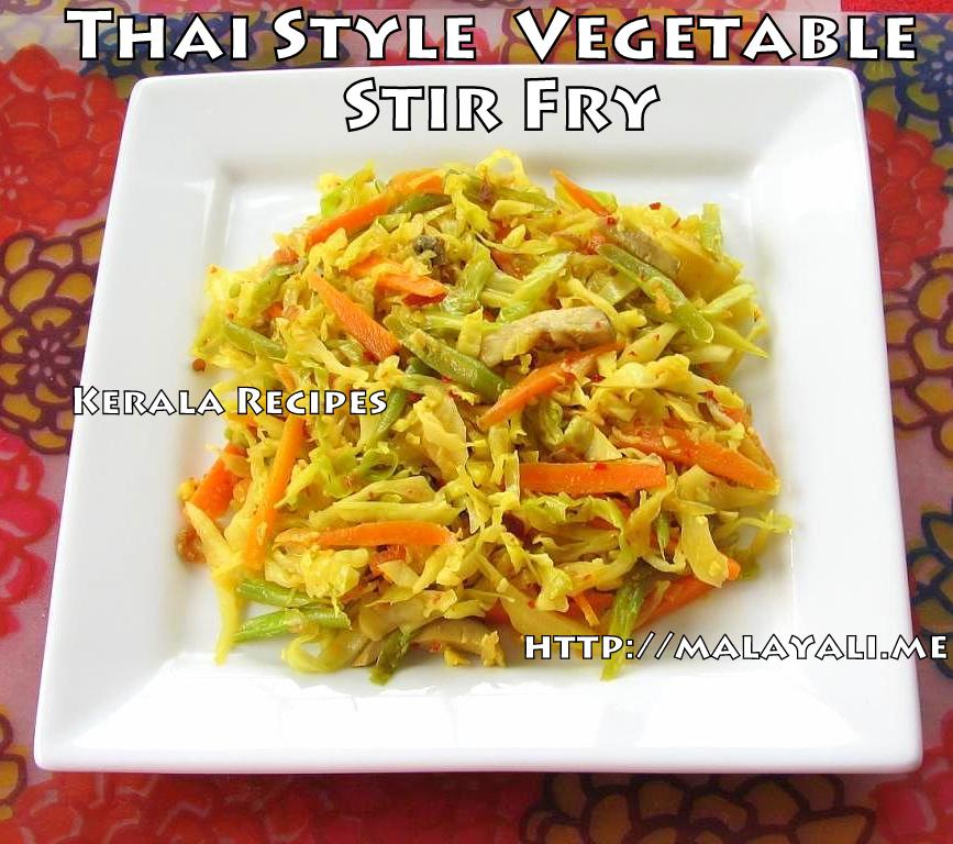 Thai Style Vegetable Stir Fry Thai Style Vegetable Stir Fry