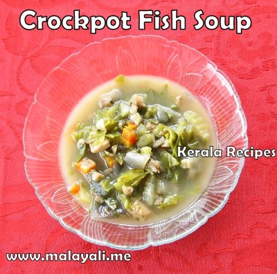Crockpot/Slow Cooker Fish Soup