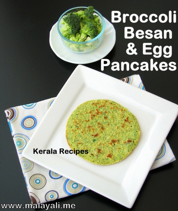 Besan Broccoli Pancakes