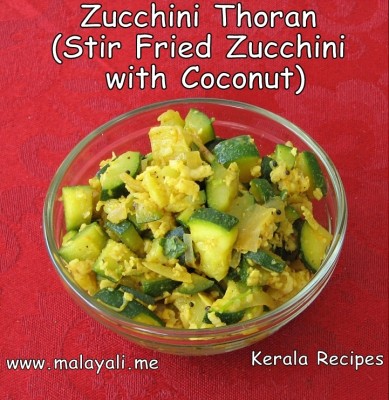 Zucchini Thoran
