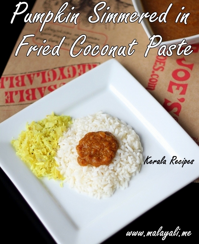 Pumpkin Simmered in Roasted Coconut Paste