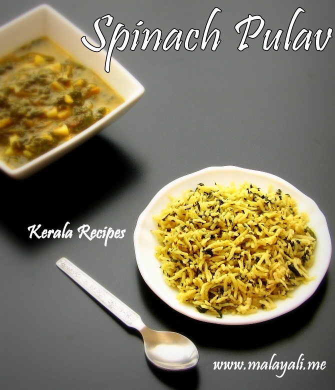 Spinach Pulav