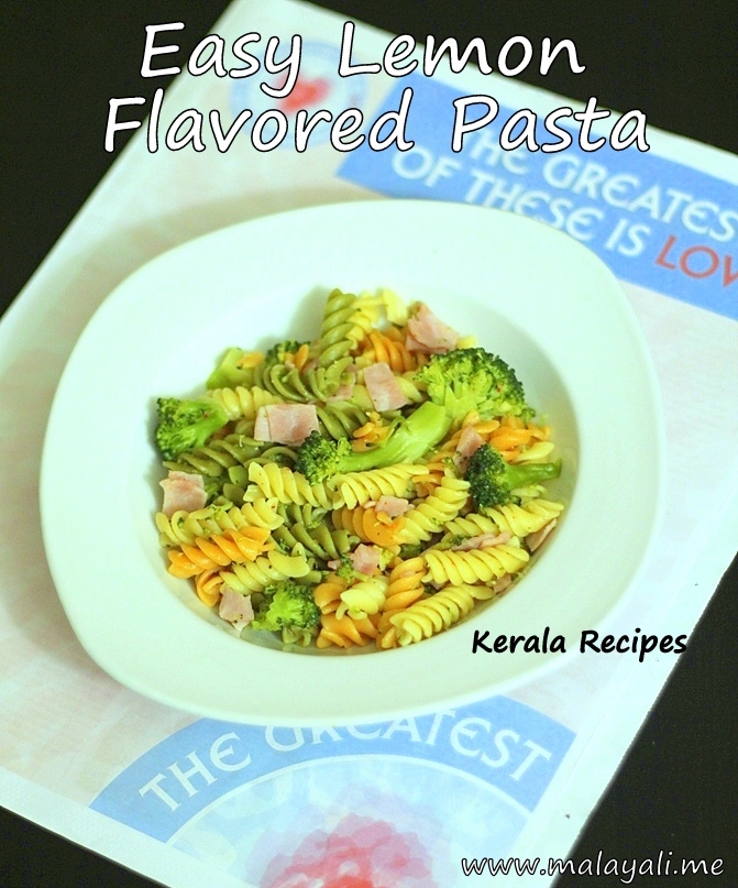 Easy Lemon Flavored Pasta Easy Lemon Flavored Pasta