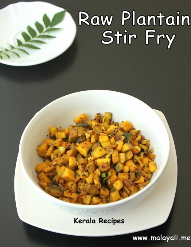 Raw Plantain Stir Fry Raw Plantain Stir Fry